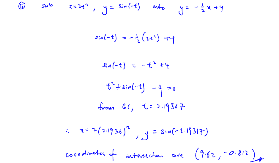 ACJC Parametric Equations Tutorial Q4